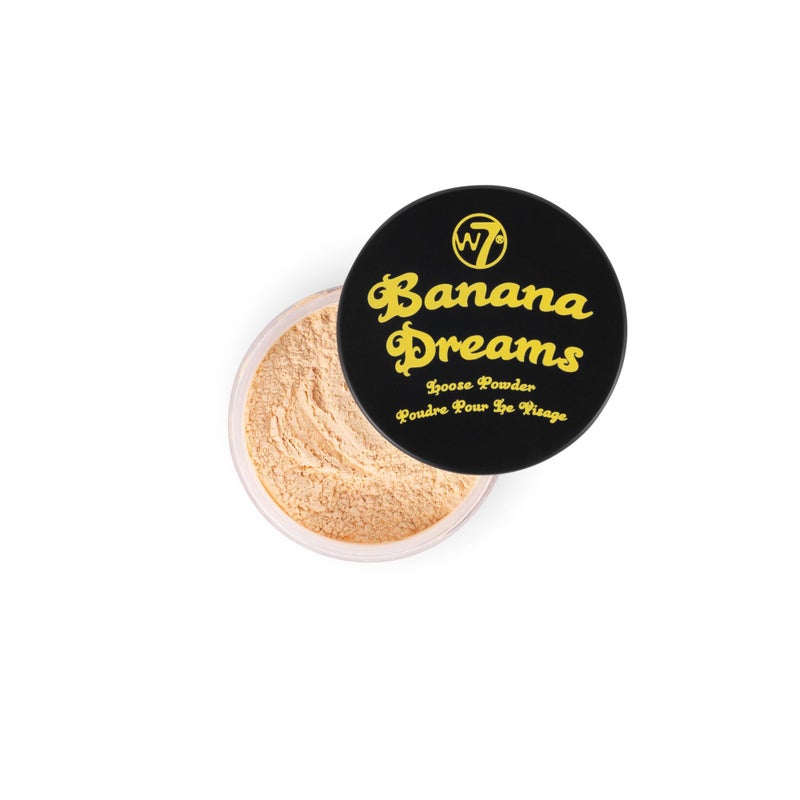 W7 Banana Dreams Loose Setting Powder - Weightless Yellow Blurring Powder For All Skin Tones - 2 Pack - Image 2