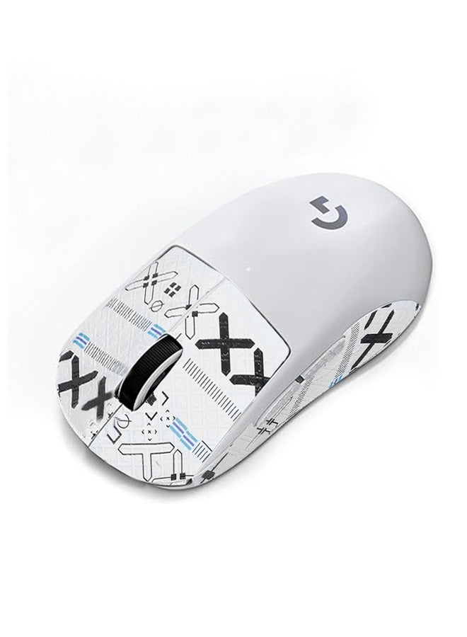 Logitech GPW Second-Generation Mouse Anti-Slip Sticker Wireless Gaming Mouse Anti Sweat Patch Mouse Nonslip Grip Tape Mouse Sweat-Proof Grip Mouse Protective Cover White X - Image 1