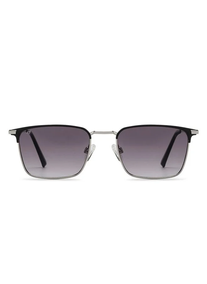 VINCENT CHASE Vincent Chase By Lenskart | Silver Pink Full Rim Rectangular | Economic Range | Branded Latest and Stylish Sunglasses | 100% UV Protected | Men & Women | Medium | VC S15799