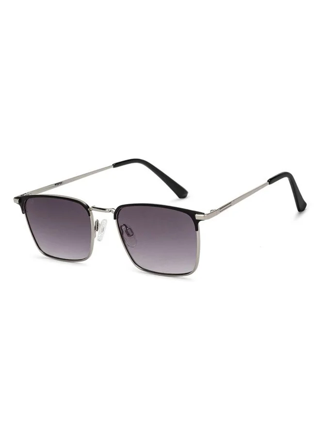 VINCENT CHASE Vincent Chase By Lenskart | Silver Pink Full Rim Rectangular | Economic Range | Branded Latest and Stylish Sunglasses | 100% UV Protected | Men & Women | Medium | VC S15799