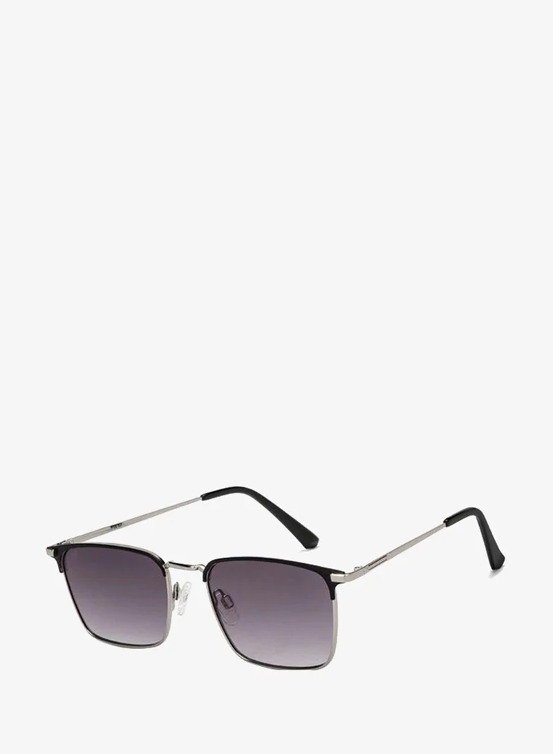 VINCENT CHASE Vincent Chase By Lenskart | Silver Pink Full Rim Rectangular | Economic Range | Branded Latest and Stylish Sunglasses | 100% UV Protected | Men & Women | Medium | VC S15799