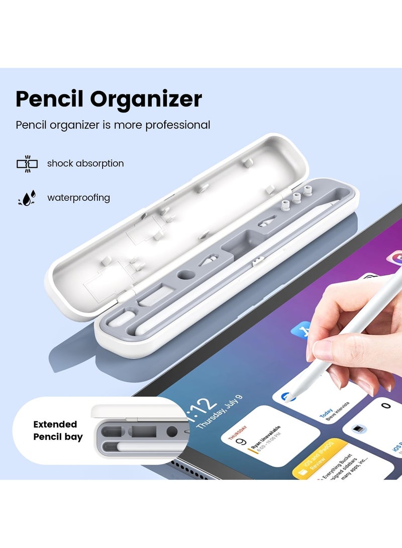 SYOSI Carrying Case for Apple Pencil 2nd Gen and 1st Gen, Protective Case Holder for iPad Pencil, White - Image 4