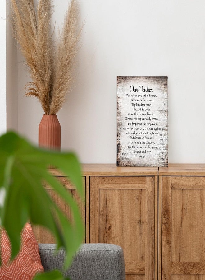 PHAMTE JW Wall Art - 11x14 inches - Contemporary Father-JW Art Print with Wooden Frame - Image 4