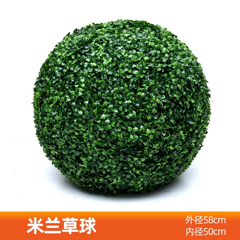 Simulation Plant Grass Ball Milan Ball Green Plant Decoration Ceiling Plastic Fake Flower Shopping Mall Opening Window Meichen Ceiling - Image 5