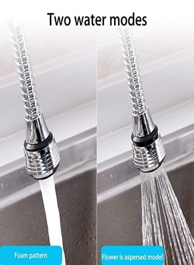 Upkaranwale 360 Rotating Tap Extension for Kitchen Sink | 2 Flow Modes | Flexible Faucet Extender for Taps | Aerators for Water Tap | Upto 50% Water Saving - Flexi Neck | - Image 3