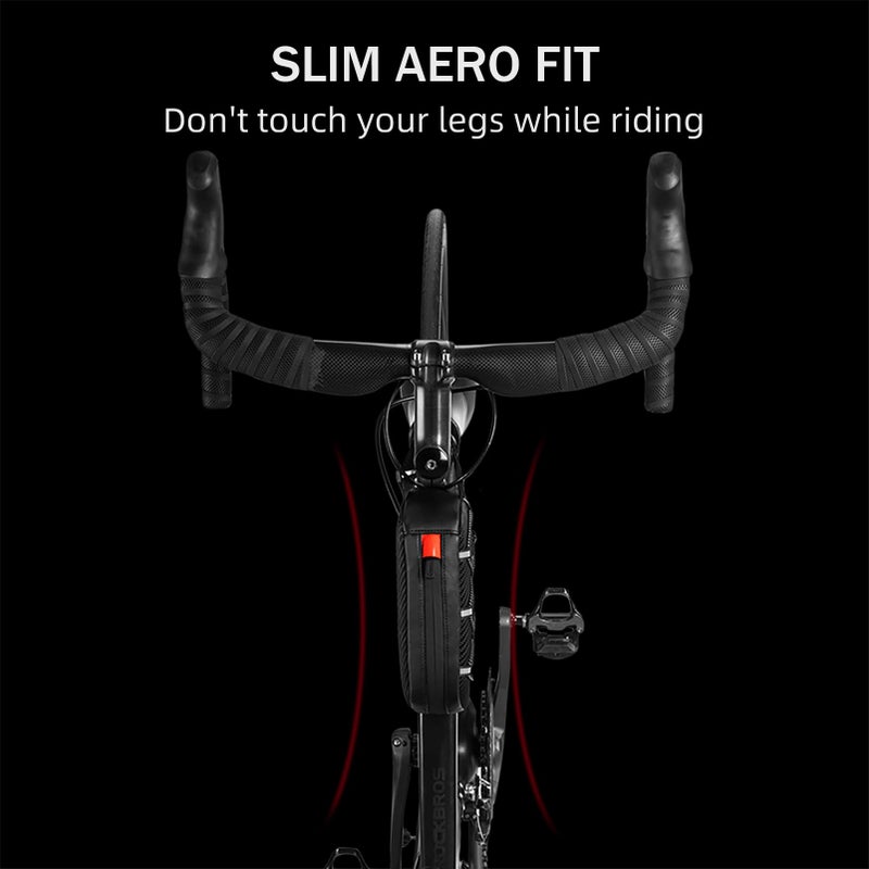 ROCKBROS Top Tube Bike Bag Bicycle Front Frame Bag Bike Accessories Pouch Compatible with iPhone 14/13/12 Pro Galaxy S22/S21 - Image 3