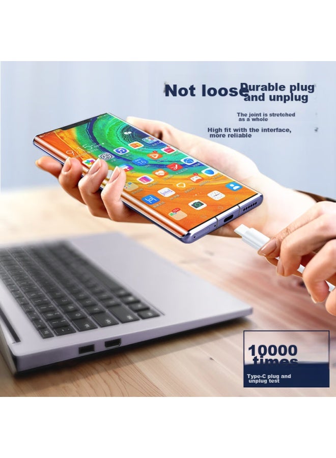 Stiger Inch Compatible Apple Charging Cable, Type-c Data Cable, Usb-c Dual-head 65w Fast Charging Cable, C To C Car Charger, For Pro/mac/ipad, Huawei Mate70pro, Laptops - Image 4