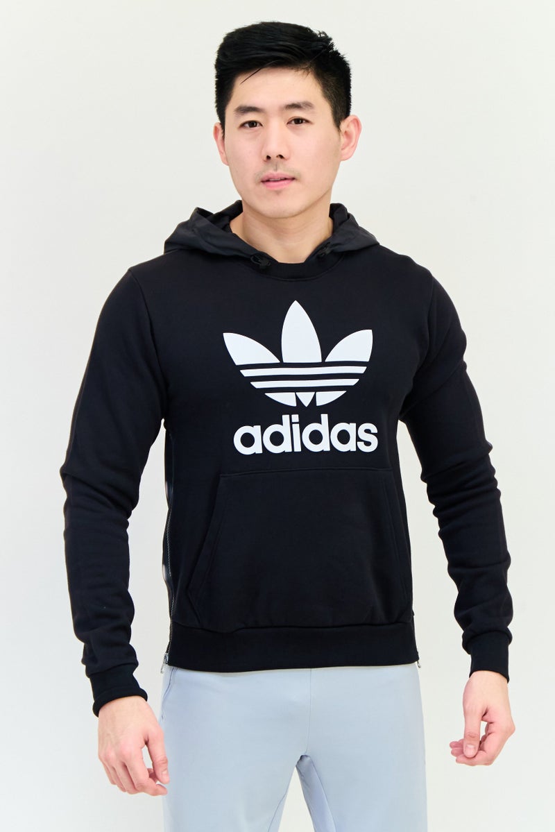 adidas Originals Men Sportswear Fit Long Sleeves Outdoor Hoodie, Black  - Image 1