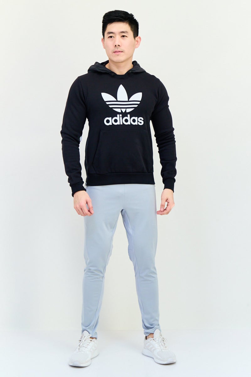 adidas Originals Men Sportswear Fit Long Sleeves Outdoor Hoodie, Black  - Image 4