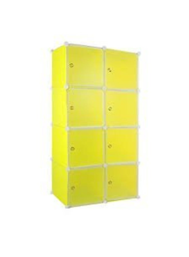Simple Wardrobe Receiver Plastic Storage Cabinet Toy Receiver Adult Folding Clothes Cabinet - Image 1