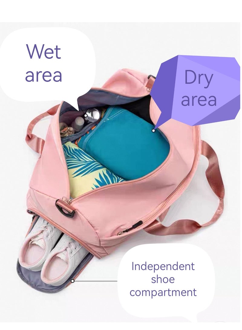 يوكه Large capacity dry wet separation multifunctional fitness bag - Image 4