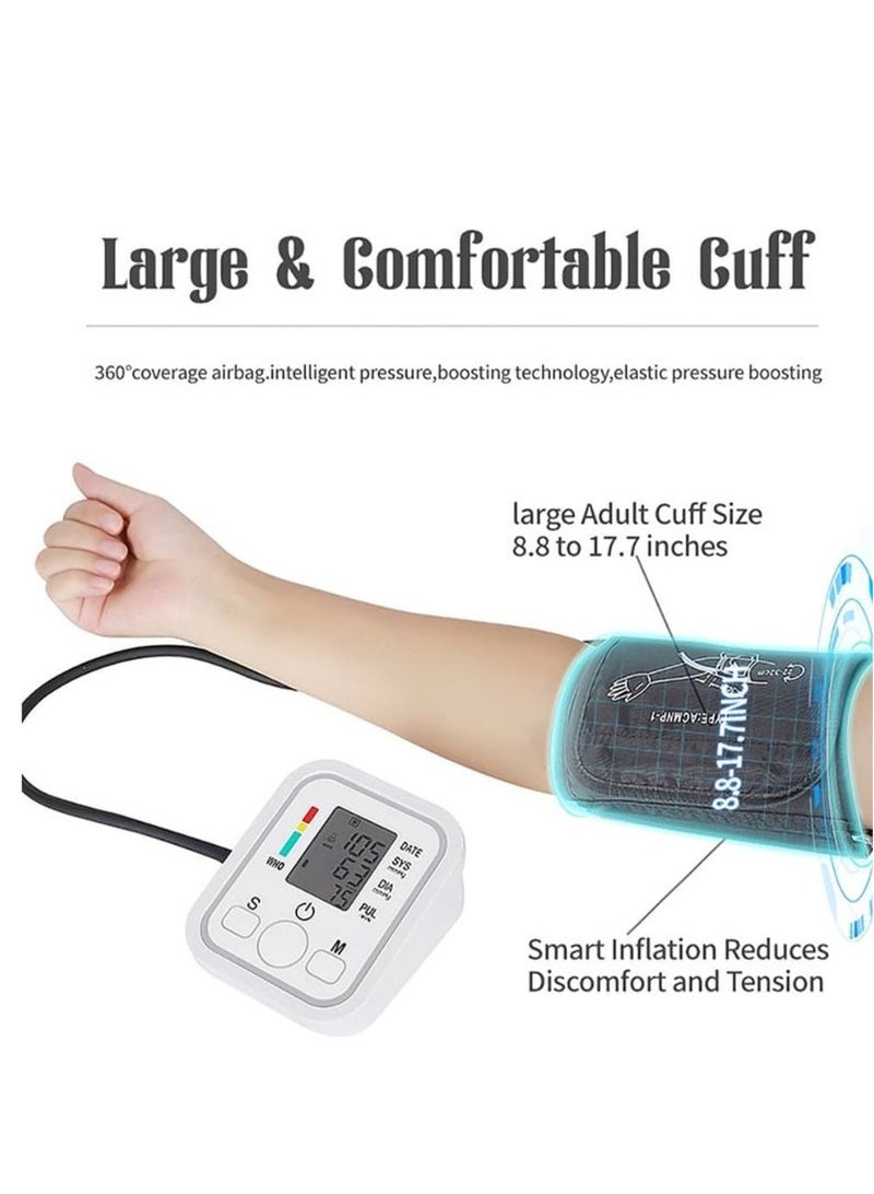 كيلا جهاز قياس ضغط الدم الأوتوماتيكي من أعلى الذراع مع كشف عدم انتظام ضربات القلب، قياسات سهلة ونتائج دقيقة - Image 3