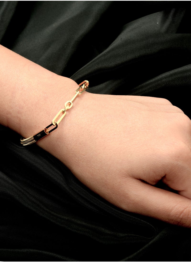 BAFLEH JEWELLERY - Crafted for Perfection: Explore Our Handpicked 18K Gold Bracelets for Unmatched Style - Image 1
