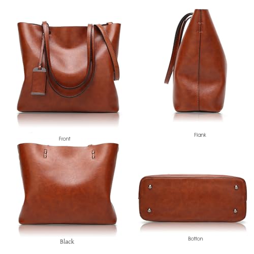 ALARION Women Top Handle Satchel Handbags Shoulder Bag Messenger Tote Bag Purse - Image 3