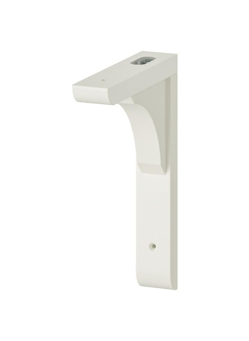 Elegant And Sturdy Bracket White 18X22 Cm Perfect For Compact And Stylish Shelving Solutions