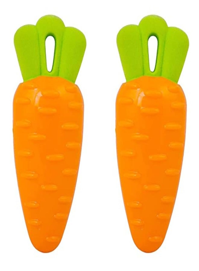 Petos Veggie Series Carrot Squeaky Chew Toys for Dogs, Puppies & Small Dogs, Squeaky Toys for Dogs, Small & Medium Breeds (Orange) - Image 1