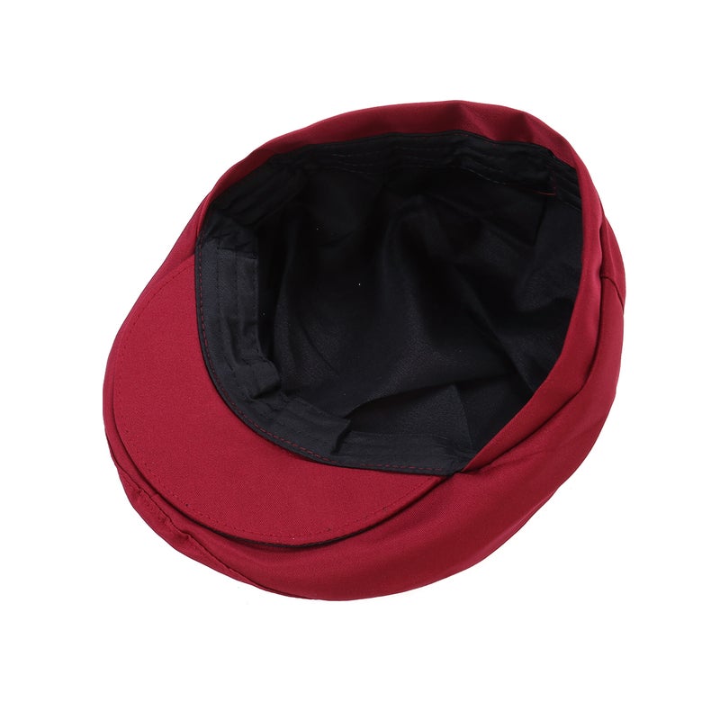 Cooking Chef Hat Cook Cap Waiter Baker Hat Hotel Bartender Beanie Hats for Men Women (Red) - Image 2