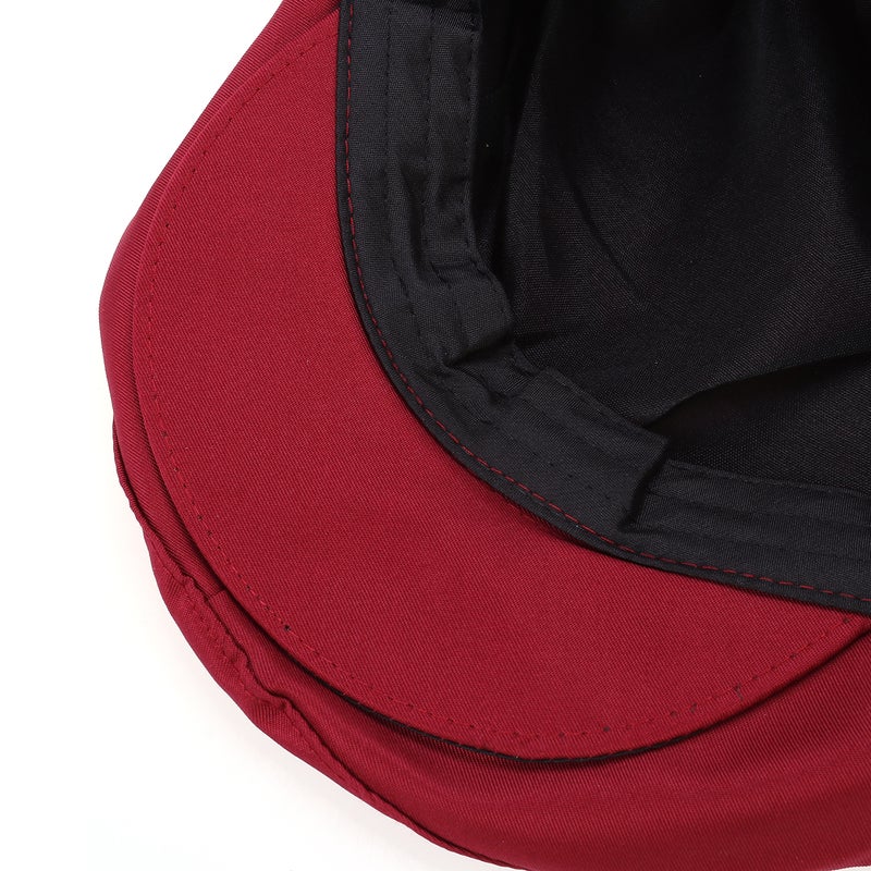 Cooking Chef Hat Cook Cap Waiter Baker Hat Hotel Bartender Beanie Hats for Men Women (Red) - Image 5