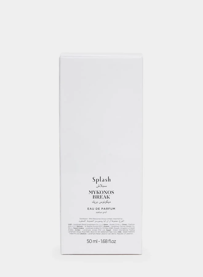 Splash Mykonos Break Perfume - 50 ml EDP