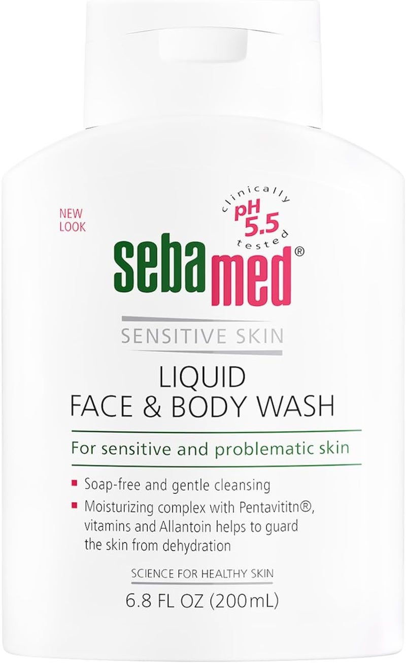 Sebamed Liquid Face & Body Wash for Sensitive Skin - 6.8 Fl Oz (200 mL) - Image 1