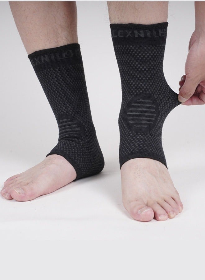 جوارب دعامة القدم والكاحل لالتواء الكاحل - دعامة تخفيف آلام التهاب اللفافة الأخمصية، دعم القدم للألم للنساء والرجال - دعامة كاحل لتندونيتس والتهاب المفاصل، لف لتثبيت الكاحلين - Image 2