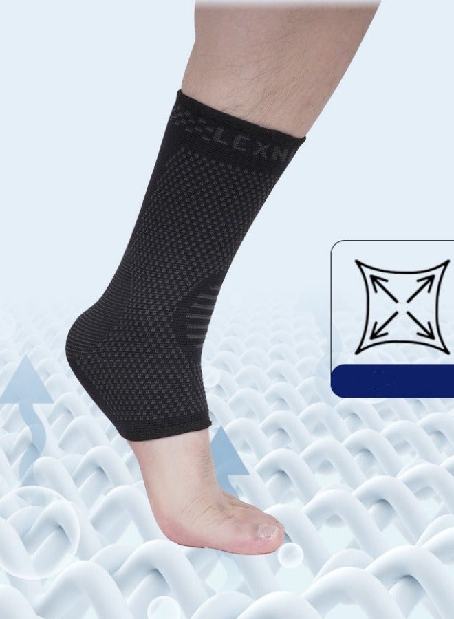 جوارب دعامة القدم والكاحل لالتواء الكاحل - دعامة تخفيف آلام التهاب اللفافة الأخمصية، دعم القدم للألم للنساء والرجال - دعامة كاحل لتندونيتس والتهاب المفاصل، لف لتثبيت الكاحلين - Image 5