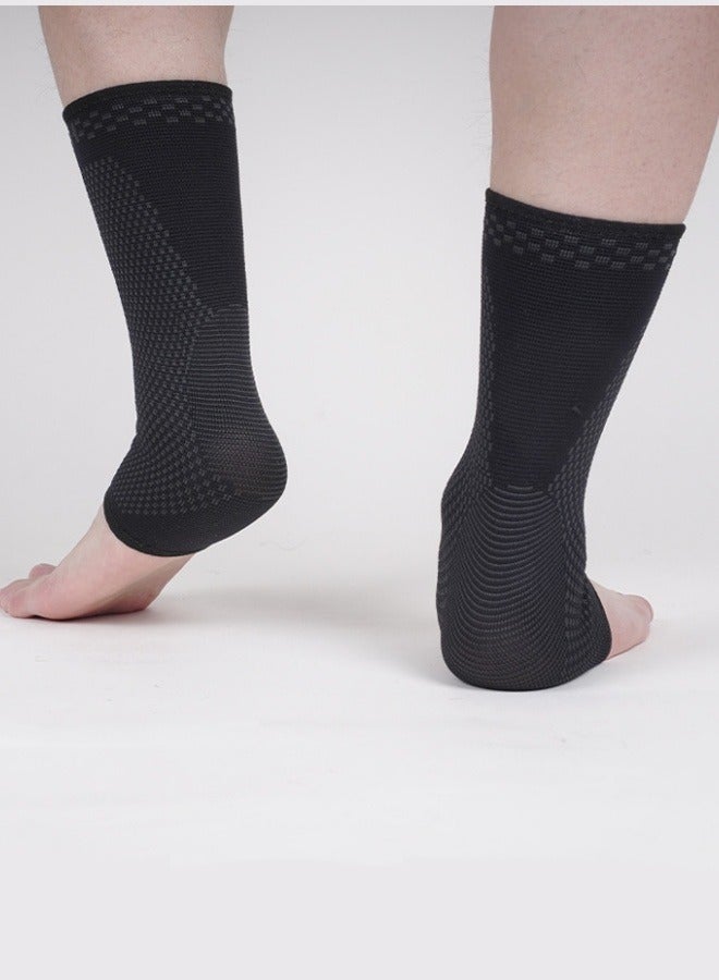 جوارب دعامة القدم والكاحل لالتواء الكاحل - دعامة تخفيف آلام التهاب اللفافة الأخمصية، دعم القدم للألم للنساء والرجال - دعامة كاحل لتندونيتس والتهاب المفاصل، لف لتثبيت الكاحلين - Image 3