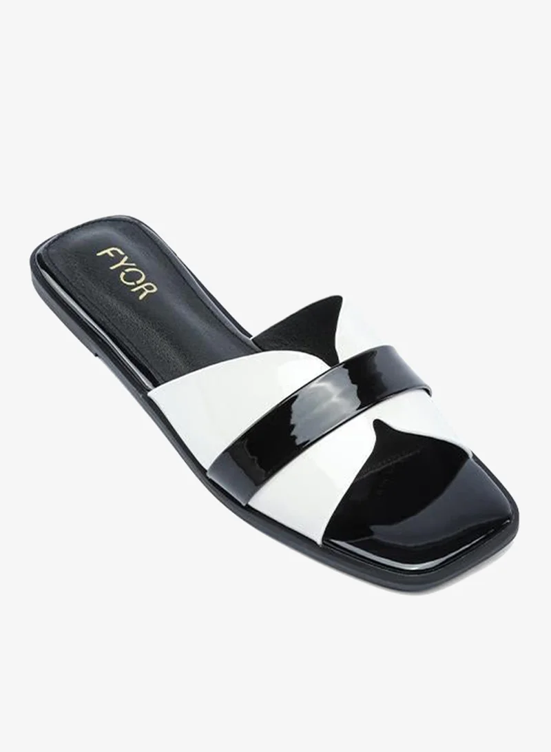 فايور The Luxe Polished Flat Slide AJ 016