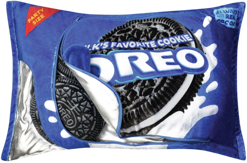 iscream Oreo Package 18 x 12 Pillow Set with Mini Oreo Cookie Pillows