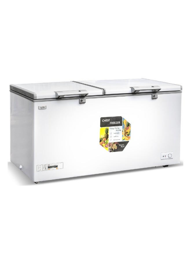 STAR TRACK STAR TRACK 600L Chest Freezer ST-CFW-600L, Ultra-Large Capacity, Manual Defrost, -18°C Freezing, R290 Refrigerant, Outside Condenser, LED Light, Hinged Door, Aluminum Interior, White  - Image 1