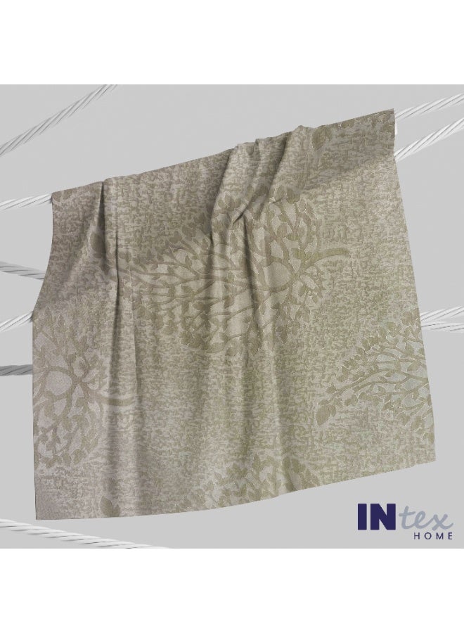 Intex Curtains House Intex Home  Das Design  Linen Rectangle Table Runner Suitable For Reciption , Living Rooms And Kitchen Tables - Elegant Design For Home Décor - Set Of One Piece  - Image 5