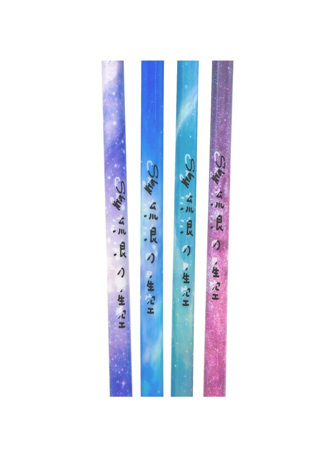 Lopenle 12 Pcs Cute Bunny Pens Rabbit Pens Pearl Gel Pen Starry Sky Pen 0.5mm Black Ink For Easter Party Christmas Office - Image 2