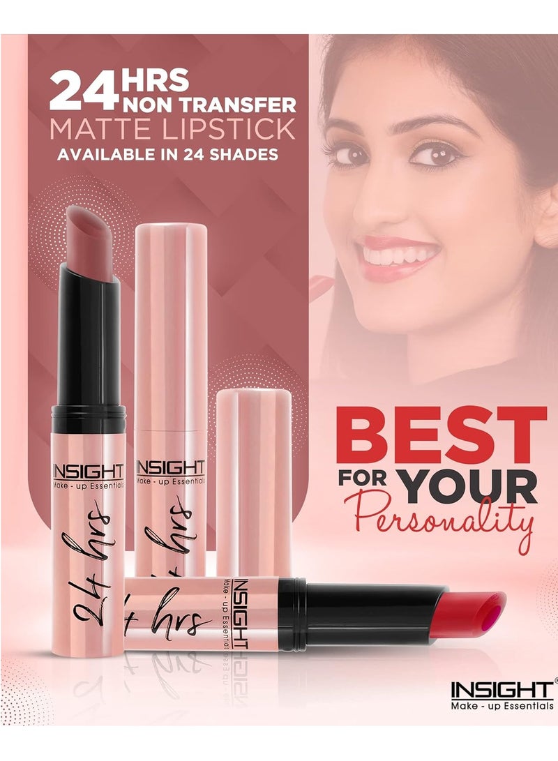 Insight Cosmetics 24 Hrs Matte Lipstick LL03 04 - Image 4