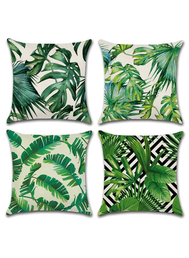 Bluejw New Four-piece Cartoon Pattern Pillow Decorative Set Home Sofa Cushion Decorative Linen Pillow Case  - Image 1