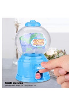 SYOSI Candy Vending Machine Portable Children Machine Plastic Mini Gumballs Dispenser Kids Kindergarten Gift Vintage Style Sweet Bubblegum Fun Toy for 3 age  - Image 4