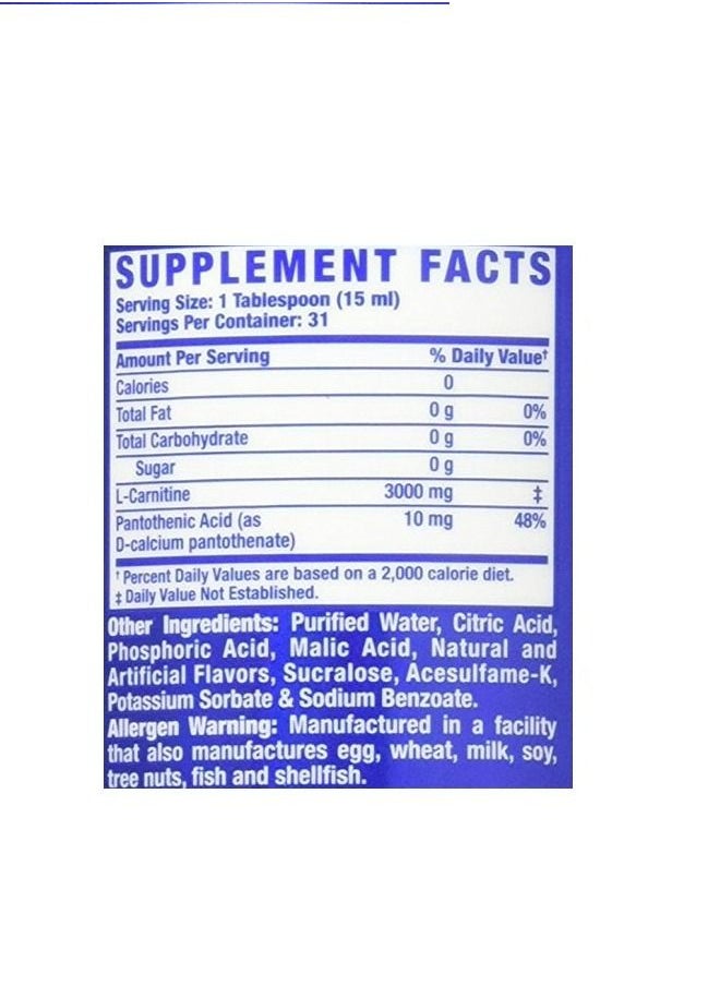 Ronnie Coleman Signature Series - L-Carnitine Xs 3000 Strawberry Kiwi - 473 Ml - Image 1