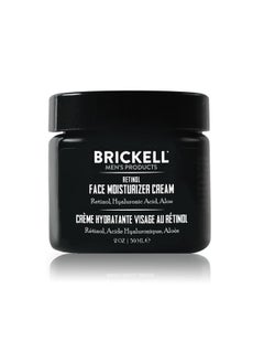 Brickell Men's Products Brickell Men'S Retinol Face Moisturizer Cream For Men Natural & Organic Antiwrinkle Face Night Cream With Retinol & Hyaluronic Acid To Reduce Fine Lines And Even Skin Tone Fragrancefree 2 Ounce  - Image 1