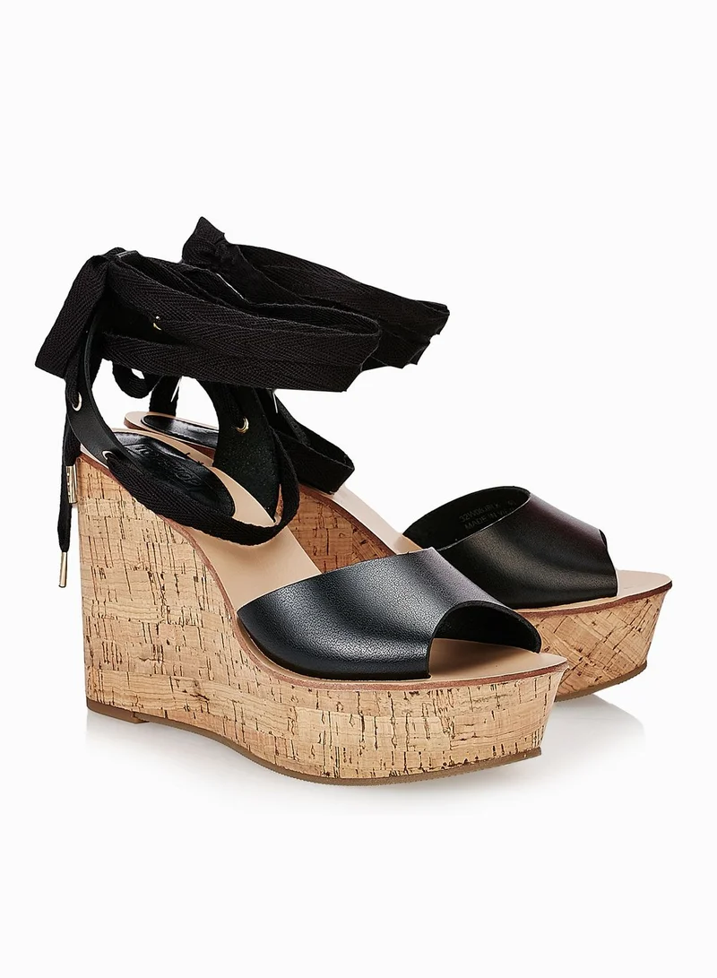 TOPSHOP Wise Cork Wedge Sandals