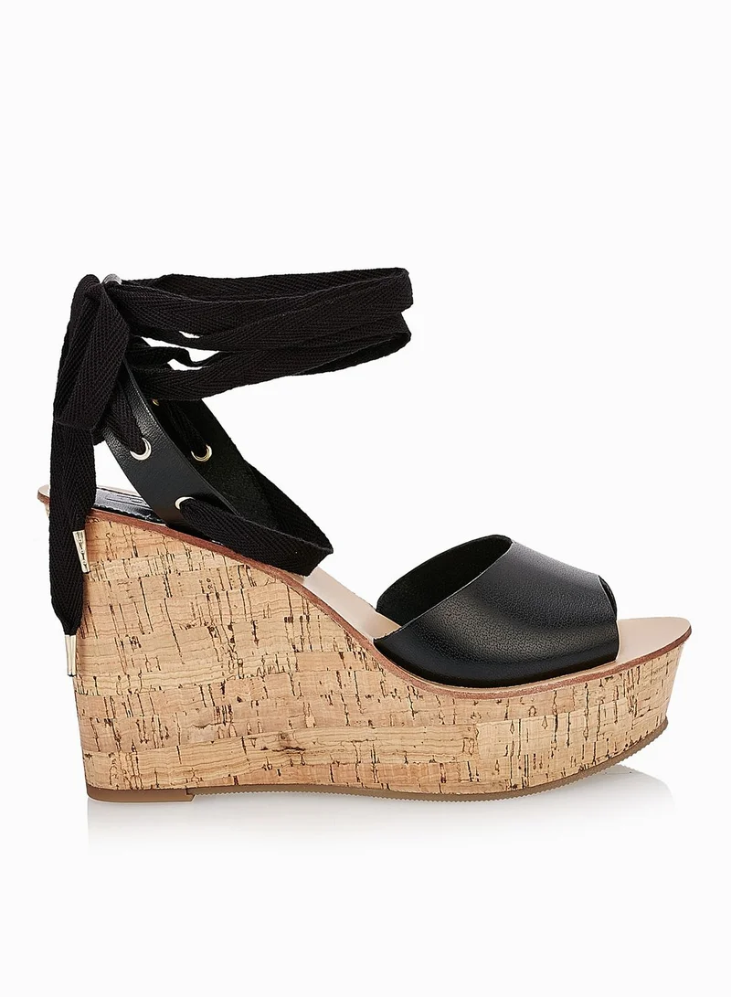 TOPSHOP Wise Cork Wedge Sandals