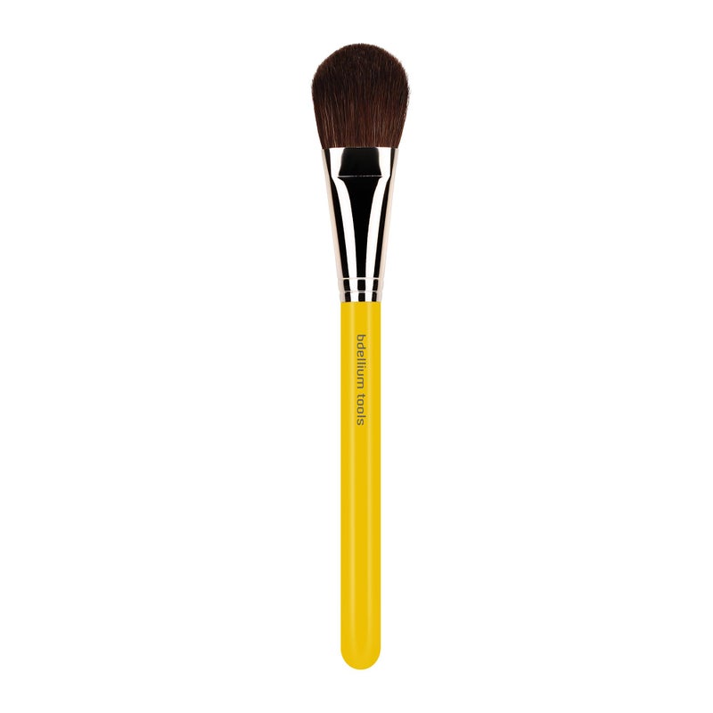 Bdellium Tools Professional Makeup Brush - Studio Series 960 Precision Blusher - With Mix of Soft Synthetic & Natural Fibers, For Pop of Color to the Cheeks (Yellow, 1pc) - Image 1