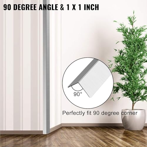 Saifix Wall Corner Guard Stainless Steel Decorative Wall Protector 30 Inch Wall Edge Protector for Home, Restaurants, Hospital, Hotel, and Kitchen (1) - Image 3