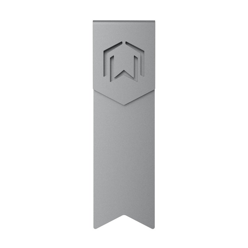 Czur Metal Bookmark  Stylish Bookmarks  Teacher Valentine Gift  Unique Gift For Women  Men  Readers  Light&Durable Reward Bookmark With Anodizing Technology  Supergrip U-Shape Design-Dark Gray - Image 1