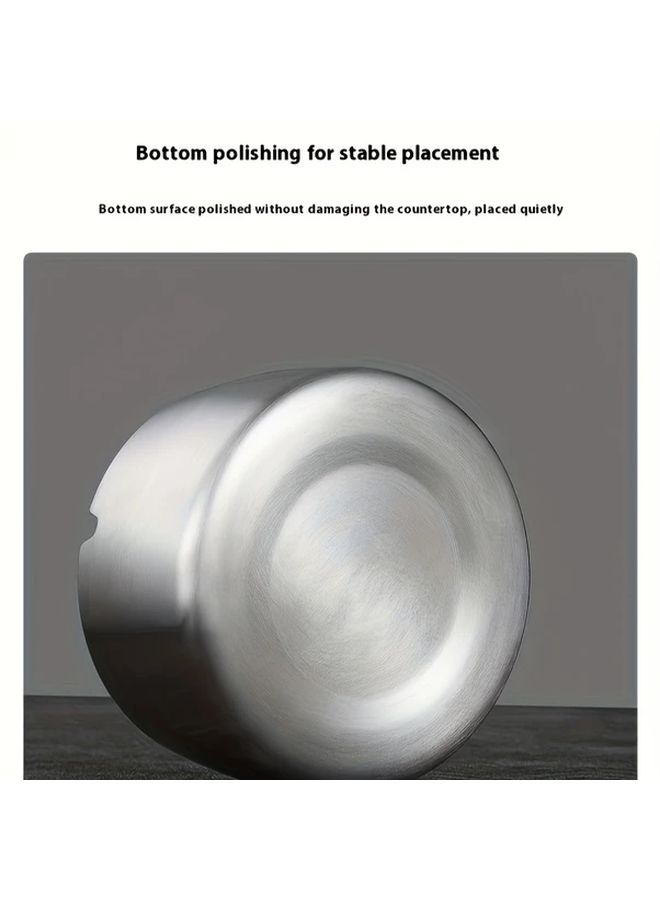 6 Pcs Golden Stainless Steel Ashtrays Windproof Shatterproof Easy Clean Portable - Image 5