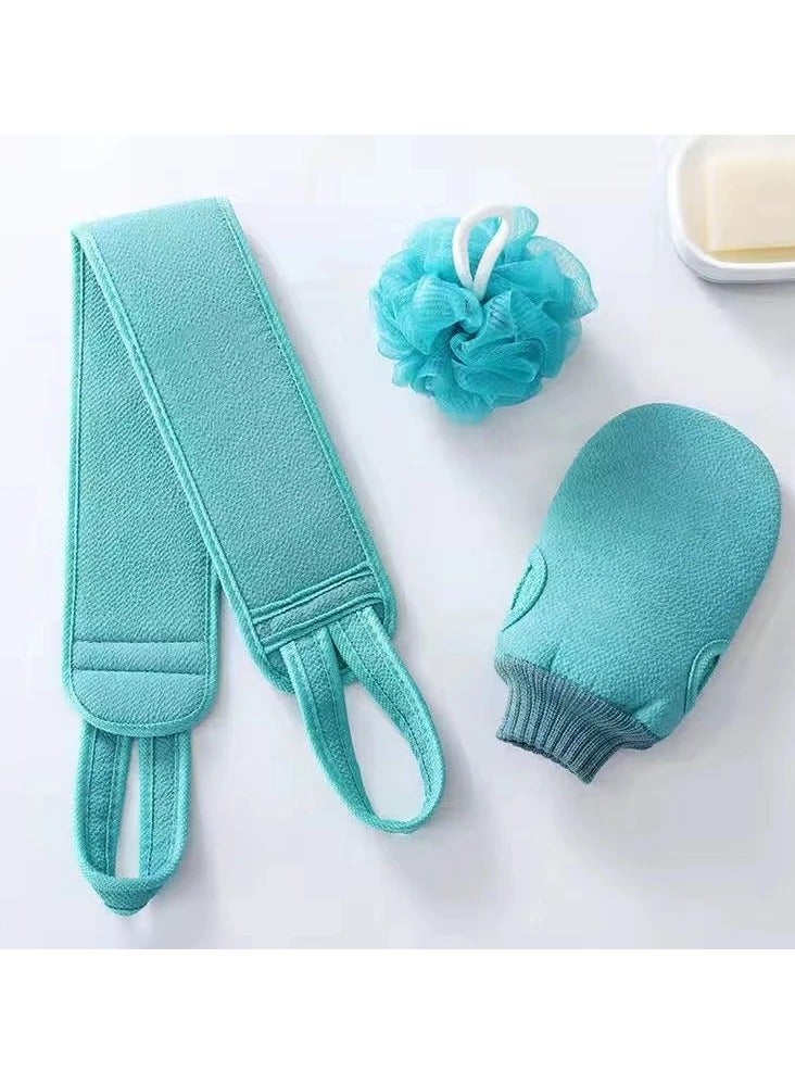 مشط حمام قوي وثابت - مجموعة تنظيف متعددة الوظائف 3 قطع - Image 1