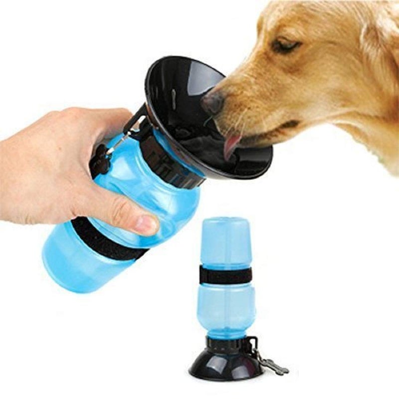 Smitex Dog Water Bowl Bottle Sipper Portable Aqua Dog Travel Water Bottle Bowl 18oz Dog Bottle Auto Dog Mug for Pets - Image 1