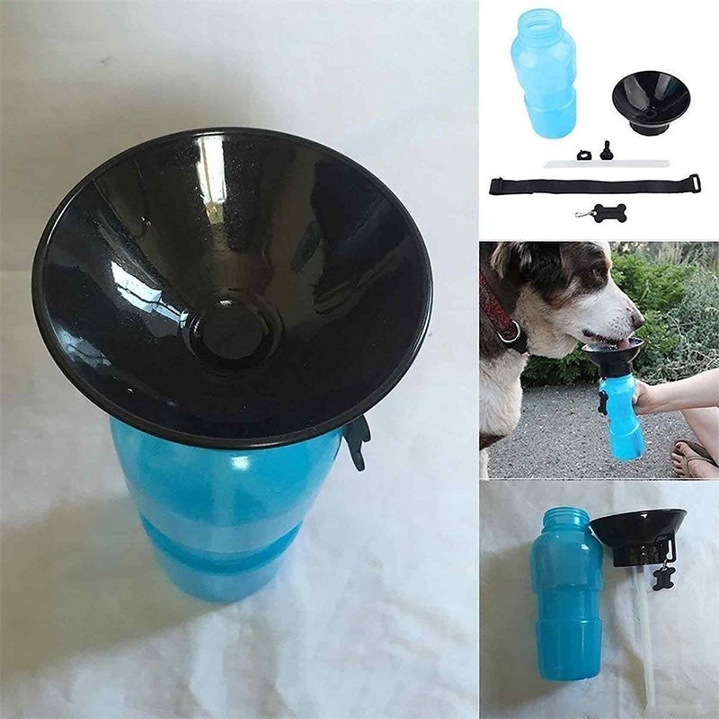 Smitex Dog Water Bowl Bottle Sipper Portable Aqua Dog Travel Water Bottle Bowl 18oz Dog Bottle Auto Dog Mug for Pets - Image 5