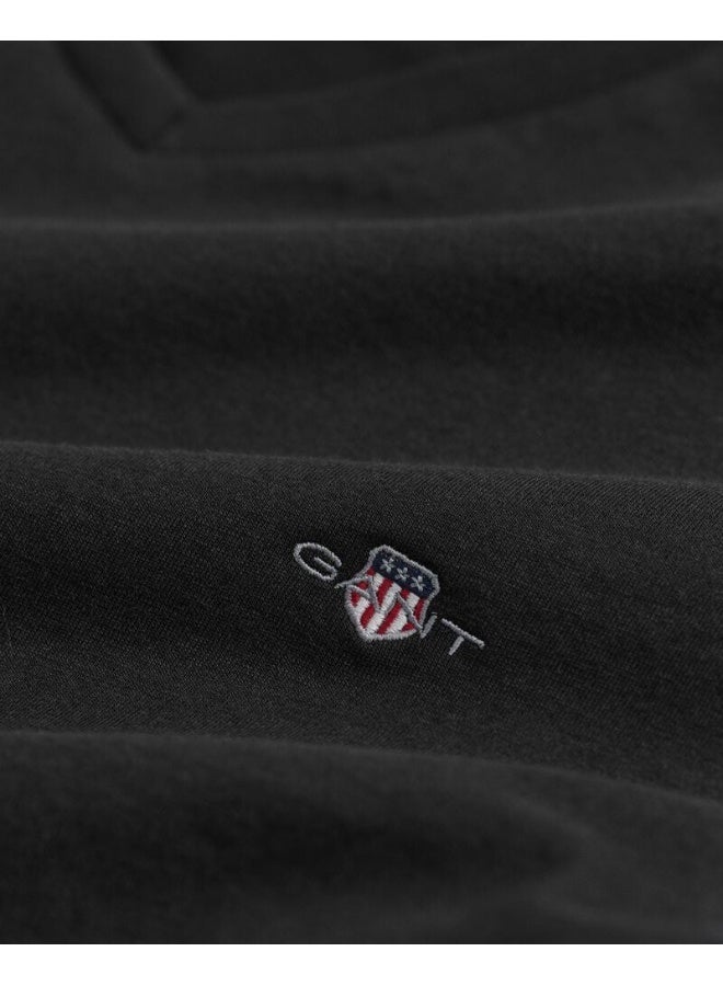 غانت تيشيرت برقبة على شكل حرف  بقصة ضيقة من جانت - Image 3