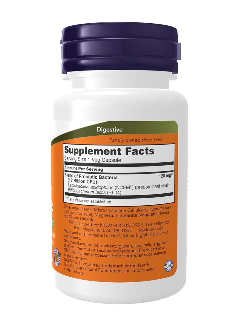 ناو بروبيوتيك للعناية التنفسية، 12 مليار، 60 كبسولة نباتية - Image 2