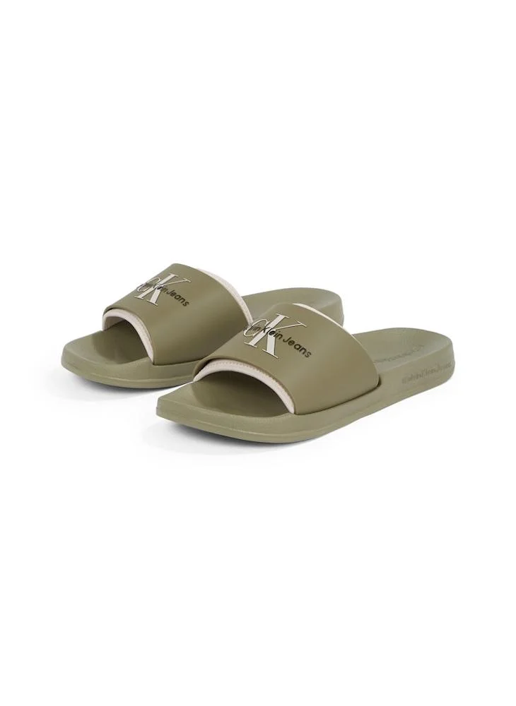 Calvin Klein Jeans Monologo Casual Slides