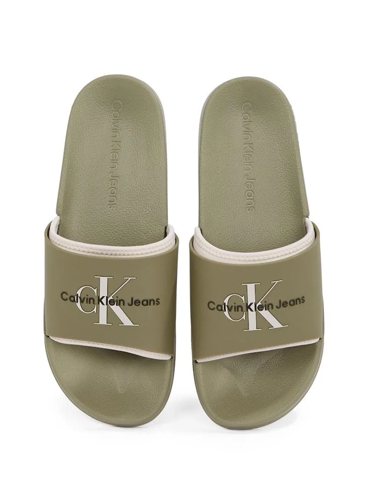 Calvin Klein Jeans Monologo Casual Slides